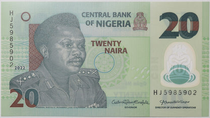 20 Naira - Nigeria - 2022 rok