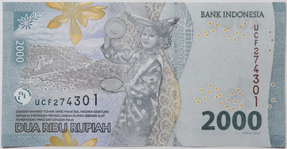 2000 Rupii - Indonezja - 2022 rok
