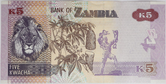 5 Kwacha - Zambia - 2021 rok