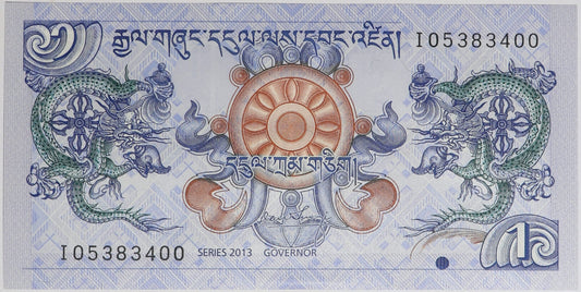 1 Ngultrum - Bhutan - 2013 rok
