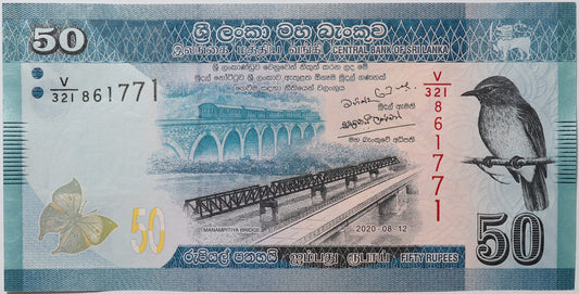50 Rupii - Sri Lanka - 2020 rok