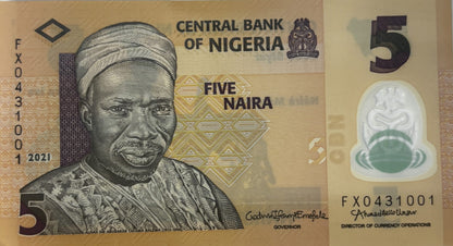 5 Naira - Nigeria - 2021 rok