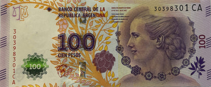 100 Pesos - Argentyna
