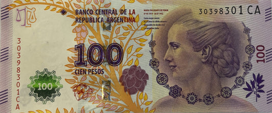 100 Pesos - Argentyna