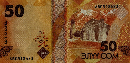 50 Som - Kirgistan - 2023 rok